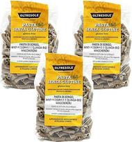 Oltresole - Be gliuteno Bio Sorghum, Reis und weiße Quinoa Pasta, Sedani-Format - glutenfreie Pasta mit Vollkornmehl aus Bio-Sorghum, Reis und weißer Quinoa, vegan, 3 X 350 G