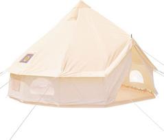 VEVOR 3-6M vandeniui atspari 3-12 žmonių stovyklavimo palapinė Bell Tent 300 g/m² medvilninės drobės šeimos palapinė Canvas Tent Teepee Tent Outdoor Glamping for All Seasons