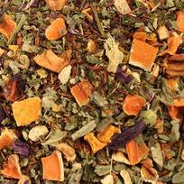 Žolelių arbata su aromatu Swiss Herbal Tea Natural 500 g su apelsinų ir mėtų skonio papildoma pakuote