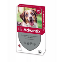ADVANTIX lašai nuo erkių, šunims nuo 10 iki 25 kg N1