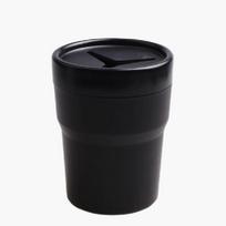 Multifunctional Car Mini Trash Bin Cup Holder Car Trash Can Auto Holder Cap Mounts Black Plastic Interior Accessories juoda
