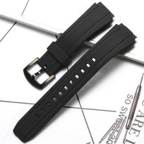 Dervos laikrodžio apyrankė Casio EF-552 EF-552D-1A laikrodžiui, atspari vandeniui, sportinė guminė apyrankė, laikrodžio priedai, 20 mm EF-552