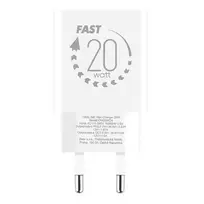 Obal:Me travel charger | 20W | USB-A | USB-C | + USB-C cable, white