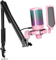 FIFINE Ampligame A6T USB Gaming Microphone RGB Pink
