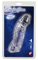 Crystal Clear Penis Sleeve wit Penio mova, antgalis