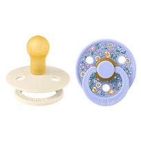 BIBS x Liberty Colour Round čiulptukų rinkinys 2 dydis (6 - 18 mėn.) Chloe Meadow Ivory Mix