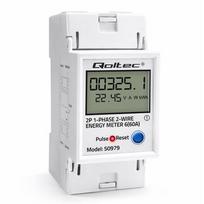 Single phase energy meter for DIN rail 230V