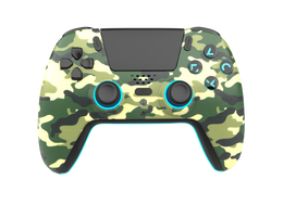 Freaks And Geeks - Wireless Bluetooth Controller for PS5- LED - Green Camo