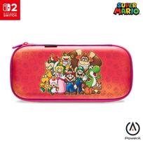 PowerA - plonas dėklas skirtas Nintendo Switch 2 - Mario and Friends, Officially Licensed, Protective dėklas, Holds 10 Game Cards