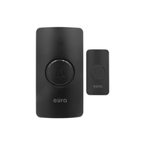 Bevielis durų skambutis Eura WDP-44A3 Funky Black