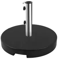 Lauko skėčio pagrindas, ⌀ 50 cm, 40 kg, juodas