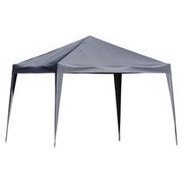 Lauko pavėsinė Easy Up, 3 x 3 x 2,65 m, tamsiai pilka