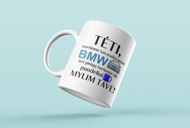 Standartinis puodelis „Tėti, norėjome tau padovanoti BMW“