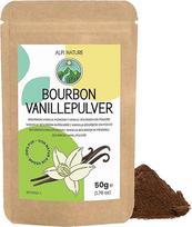 "Alpi Nature Bourbon Vanilla Powder" 50 g, Vanilės pupelės Madagaskaras Maltos Burbono vanilės milteliai, A klasė