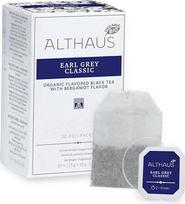 "Althaus Tea Ear Grey Classic" 20 x 1,75 g ⋅ Ekologiška juodoji arbata klasikiniame arbatos užpilo maišelyje ⋅ Delikatesinė pakuotė