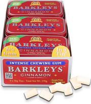 "Barkleys" kramtomoji guma be cukraus su cinamonu 9 x 30 g