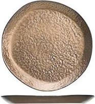 "Cosy & Trendy Copernico" 26 cm bronzos/aukso spalvos vakarienės lėkštė, 4 vnt.