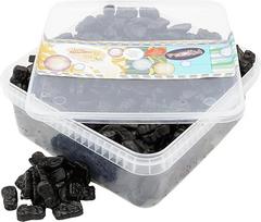 "Deine Naschbox" | Saldus saldžiųjų saldymedžių meškiukas be cukraus | 1 kg "Naschbox" | XL didmeninė pakuotė vakarėliams, saldainių barams ir dovanoms | Be želatinos | Aromatinis