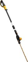 "Dewalt DCMPH556N" 18 V akumuliatorinės strypinės gyvatvorių žirklės (55 cm ilgio ašmenys, 25 mm pjovimo galia, su dviejų rankų apsauginiu jungikliu, 7 pjovimo kampai, akumuliatorius ir įkroviklis neįtraukti)