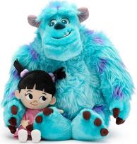 "Disney" parduotuvė Oficialus Sulley ir Boo minkštas žaislas, "Monstrai, Inc.