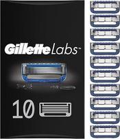 "Gillette Labs" šildomi skustuvo peiliukai, 10 pakaitinių skustuvo peiliukų, skirtų šildomam drėgnam skustuvui
