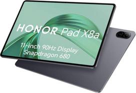 "HONOR Pad X8a" "WiFi" planšetinis kompiuteris 64GB, 4GB, 8300 mAh baterija, 11 colių 90 Hz ekranas, "Snapdragon 680", "MagicOS 8.0", pilka