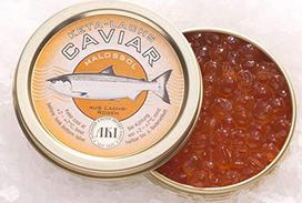 "Keta Salmon Caviar by AKI" - 125 g skardinė