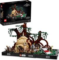 "Lego Star Wars" Dagobah džedajų mokymų diorama 75330 Statybinis rinkinys suaugusiesiems; iš plytų sukonstruotas kolekcinis eksponatas (1 000 dalių)