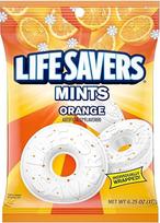 "Life Savers" oranžinių mėtinių saldainių maišelis, 6,25 uncijos (12 vnt.)