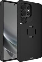 "Mous IntraLock" dėklas mobiliajam telefonui "Samsung Galaxy S25 Ultra Case" - "MagSafe" suderinamas su "IntraLock" technologija, skirta mechaniniam montavimui - juodas