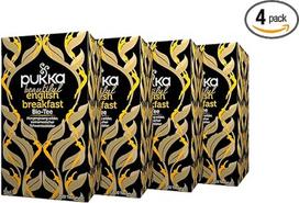 "Pukka Bio-Tea Beautiful English Breakfast" 80 arbatos maišelių, 4 pakuotės (4 x 20 maišelių)