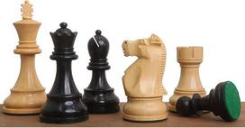 "RoyalChessMall" 1972 m. čempionato "Žvejys Spasskis" šachmatų figūrų rinkinys - trigubas svoris "Bud Rosewood & Boxwood
