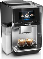 "Siemens" visiškai automatinis kavos aparatas EQ700 Integral, didelis spalvotas TFT ekranas, 36 karšti ir šalti gėrimai, "Cold Brew", 2 puodelių funkcija, programėlės valdymas, automatinė valymo sistema, nerūdijantis plienas, juodas