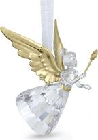 "Swarovski Holiday Magic" angelo papuošalas, skaidrūs kristalai ir auksiniai akcentai, kabanti dekoracija, "Swarovski Holiday Magic" kolekcijos dalis
