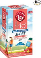 "Teekanne frio Sport Fit Grapefruit Lemon + cinkas", 10 vnt. (10 x 18 arbatos maišelių)