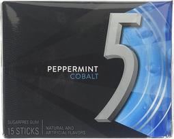 "Wrigley's" 5 kramtomosios gumos "Colbalt" 150 vienetų / 10 pakuočių po 15 kramtomųjų gumų
