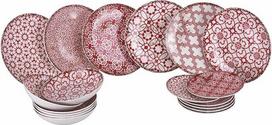 18 dalių porcelianinis pietų servizas 6 skirtingos vietos, Kasbah Purple