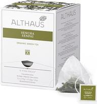 Althaus SENCHA SENPAI TEA ⋅ Ekologiška žalioji arbata piramidės formos maišelyje ⋅ Pyra Pack ⋅ 15 x 2,75 g