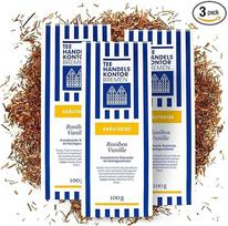 Aukštos kokybės "Rooibos" vanilės arbata | Elegantiška biri raudonojo krūmo arbata | 3 x 100 g "Rooibos" arbatos | Namų gamyba | | | TEE HANDELSKONTOR BREMEN