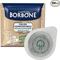 Caffè Borbone - 300 kavos kapsulių su itališka aukščiausios kokybės kava - Blu Bland - 100% Arabica - standartas ESE 44 mm - intensyvumas 7/10