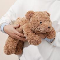 Didelis sveriamas pliušinis meškiukas, 70 cm, 2,5 kg, tvirtas ir pūkuotas rudas pliušinis meškiukas suaugusiesiems, mielas minkštas pagalvėlė suaugusiesiems