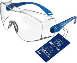 Dräger X-pect 8120 apsauginiai akiniai | Reguliuojami virš akinių, taip pat nešiojantiems akinius | Skirti statyboms, laboratorijoms, dirbtuvėms ir važinėjimui dviračiu | Lengvi, skaidrūs ir atsparūs įbrėžimams