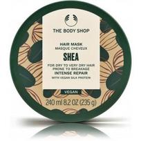 The Body Shop Shea Hair Mask atkuriamoji plaukų kaukė sausiems / labai sausiems / pažeistiems plaukams - 240 ml.