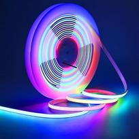 GOMING WS2811 RGB Neon COB LED juosta IP67 Vandeniui atspari adresuojama LED juosta 576 LED / M 16W / M Lanksti LED juosta savaime lipni namų apdailai (maitinimo šaltinis ir valdiklis neįtraukti)