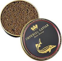 Imperial Caviar Imperial Baerii - 10 g Premium Caviar Malossol - Imperial Baerii ikrų skardinė iš akvakultūros - delikatesinė dovana gurmanams - šviežias ir skubus pristatymas