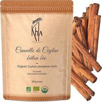 Khla - Ceilono cinamono lazdelės, ekologiškos, 100 g - aukščiausios kokybės Cejlono cinamonas iš Šri Lankos - skirtas amatams, virimui ir kepimui - azijietiški prieskoniai - kalėdinis ingredientas