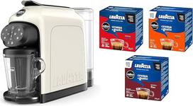 Lavazza, A Modo Mio Deséa White Cream Kavos aparatas su 88 kapsulėmis Crema and Flavour Assorted, Espresso 1500 W, 220-240 V, 50/60 Hz, maks. talpa. 10 kapsulių ir 1,1 litro vandens