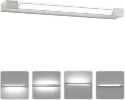 LED veidrodinė šviesa Vonios kambarys 61 cm veidrodinis šviestuvas su jungikliu, 24 W 5000 K neutralios baltos spalvos vonios kambario šviestuvas IP44 vandeniui atsparus makiažo šviestuvas, besisukantis veidrodinis šviestuvas