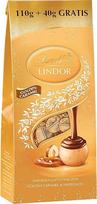 Lindt šokoladas | LINDOR maišelis "Golden Caramel & Hazelnut" | 150 g maišelis | 10 rutuliukų švelnaus pieno šokolado su švelniu tirpstančios karamelės ir lazdyno riešutų įdaru | Šokoladinė dovana