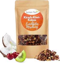 Loran Tee Cherry Kiwi Coconut 150 g vaisinė arbata, maišelis su biria arbata, arbata su vaisių gabalėlių aromatu, veganiška